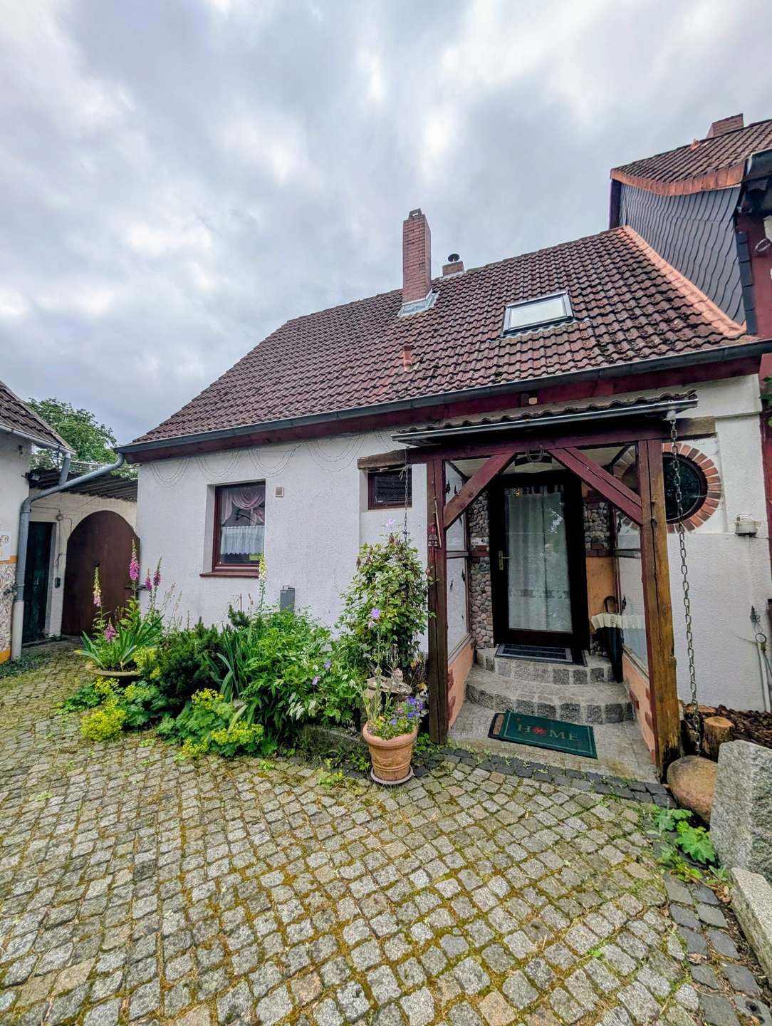 Vorgarten Hauseingang