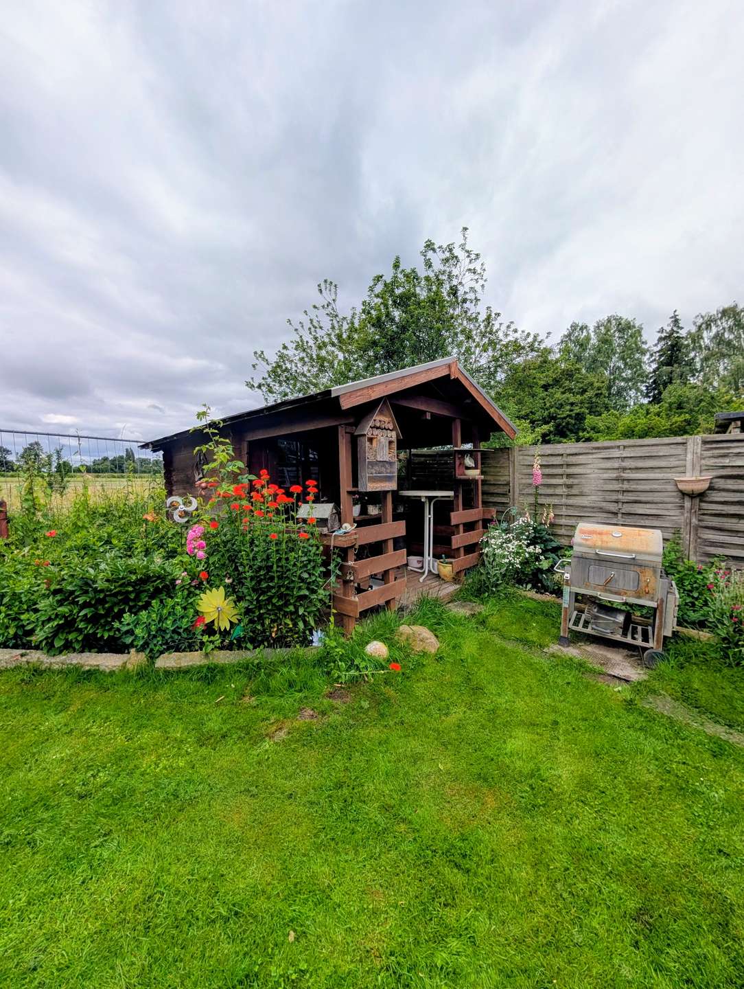 Garten mit Schuppen